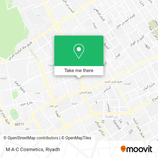 M·A·C Cosmetics map