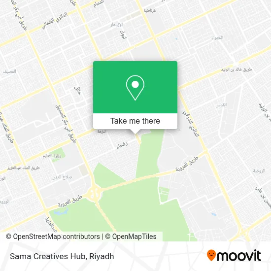 Sama Creatives Hub map