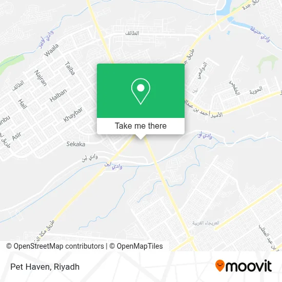 Pet Haven map