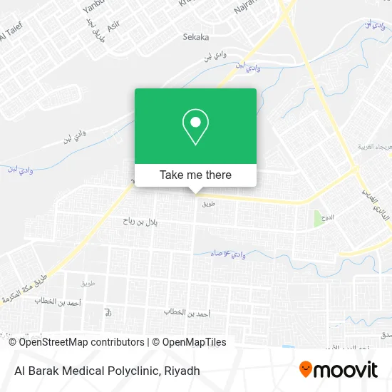 Al Barak Medical Polyclinic map