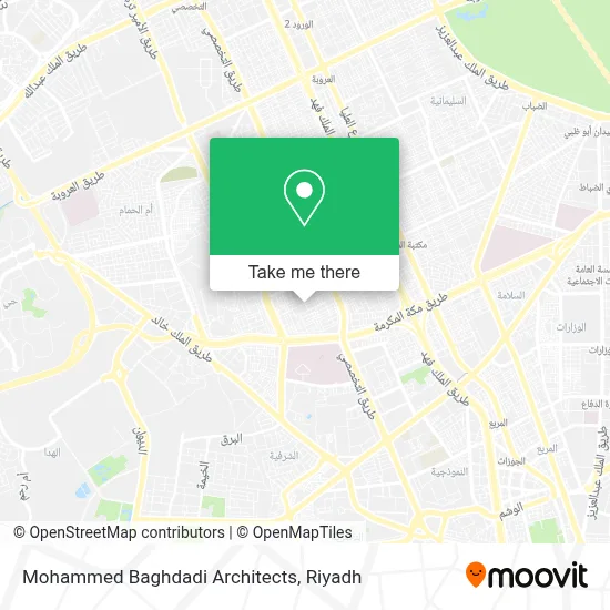 Mohammed Baghdadi Architects map