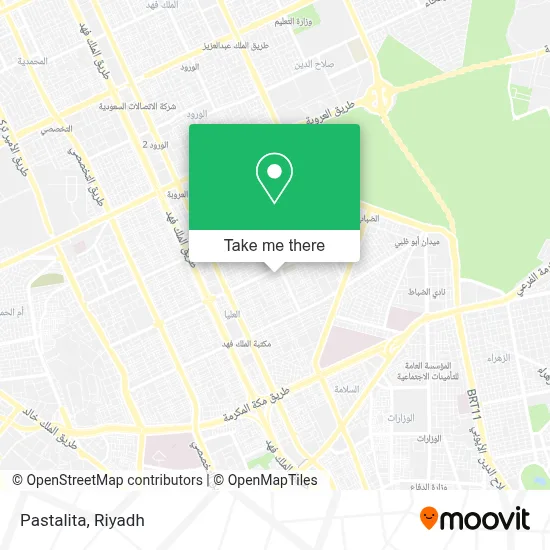 Pastalita map