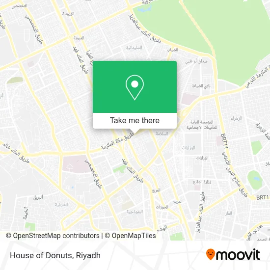 House of Donuts map