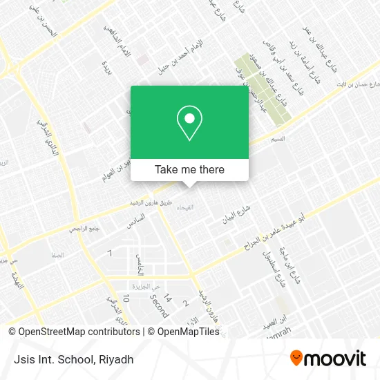 Jsis Int. School map