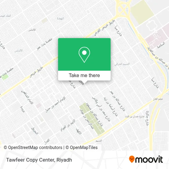 Tawfeer Copy Center map