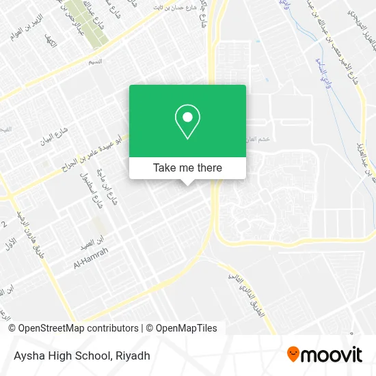 Aysha High School map