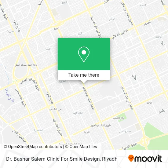 Dr. Bashar Salem Clinic For Smile Design map