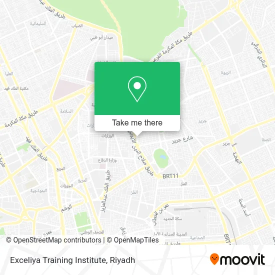 Exceliya Training Institute map