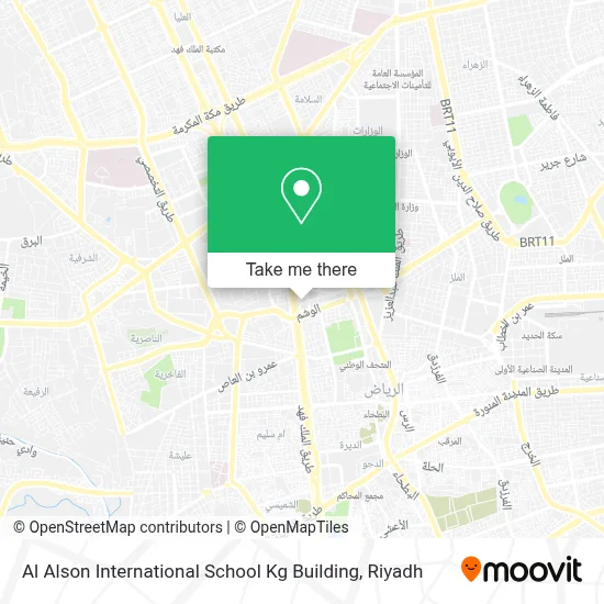 Al Alson International School Kg Building map