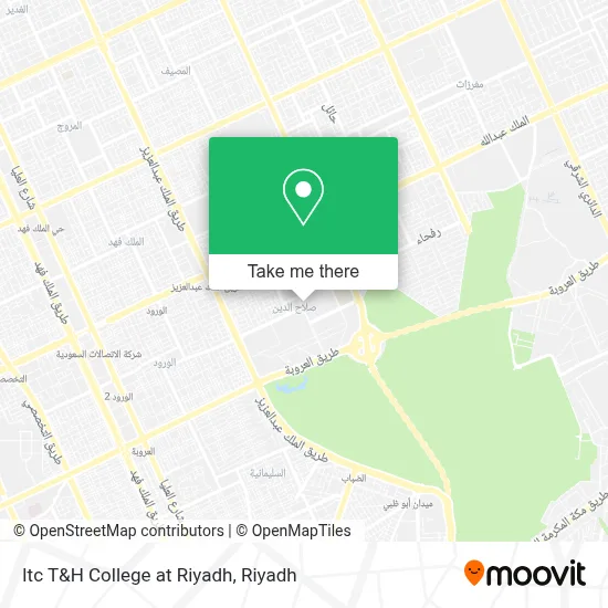 Itc T&H College at Riyadh map