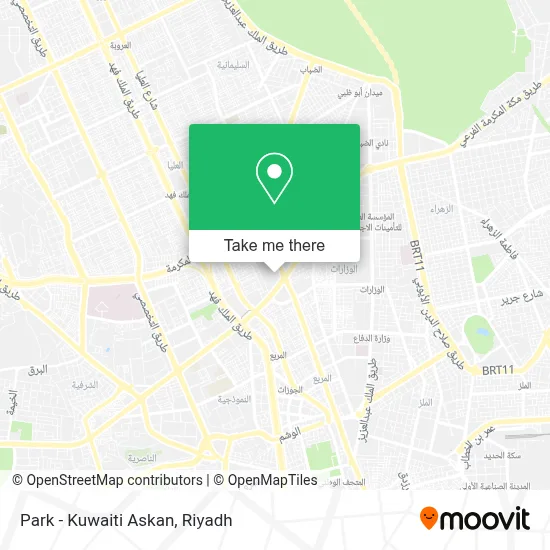 Park - Kuwaiti Askan map