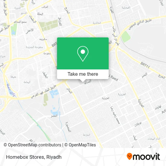Homebox Stores map