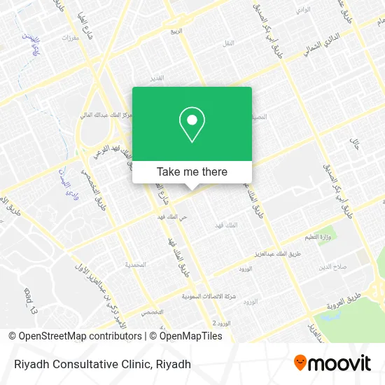 Riyadh Consultative Clinic map