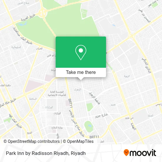 Park Inn by Radisson Riyadh map