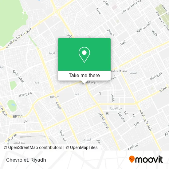 Chevrolet map