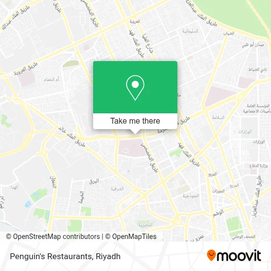 Penguin's Restaurants map