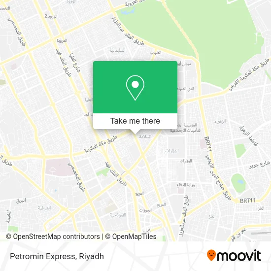Petromin Express map