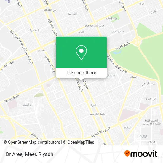Dr Areej Meer map