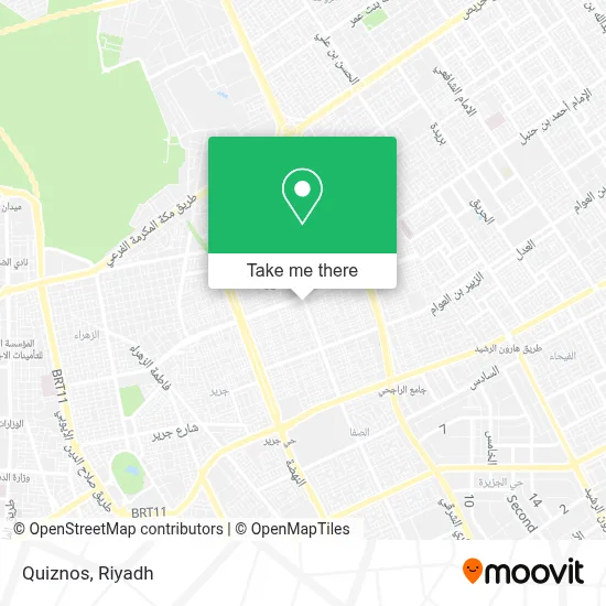 Quiznos map