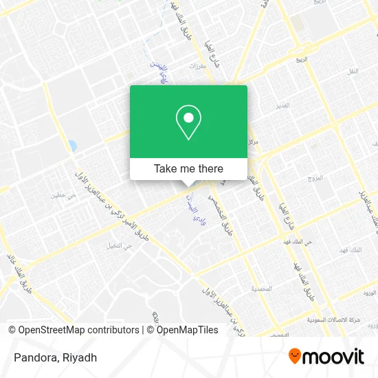 Pandora map