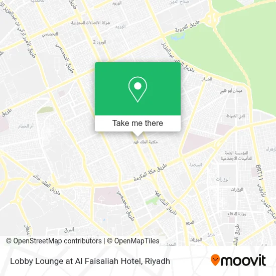 Lobby Lounge at Al Faisaliah Hotel map