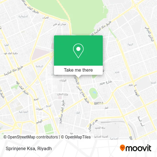 Sprinjene Ksa map