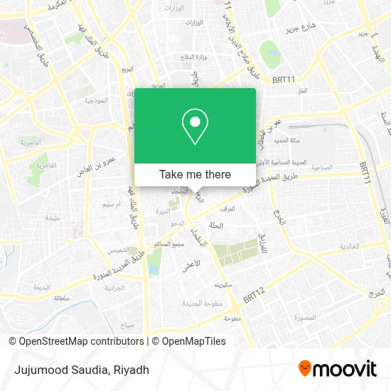 Jujumood Saudia map