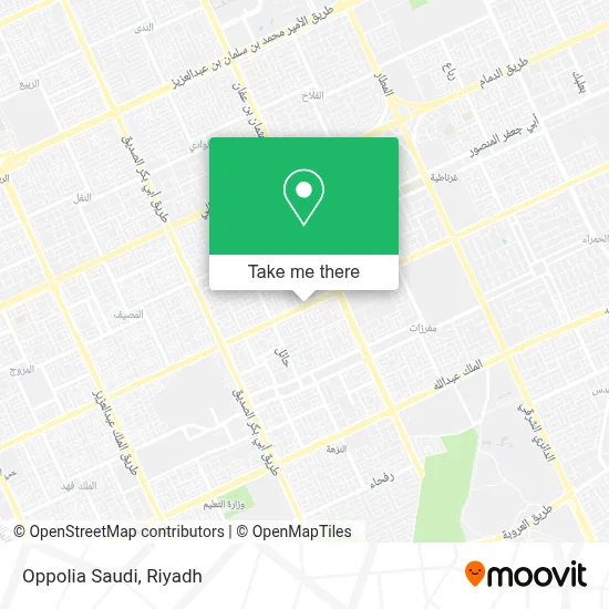 Oppolia Saudi map