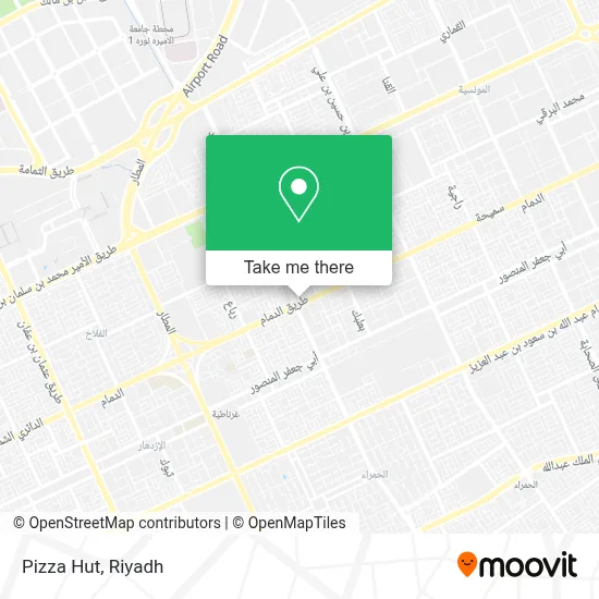 Pizza Hut map