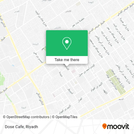 Dose Cafe map