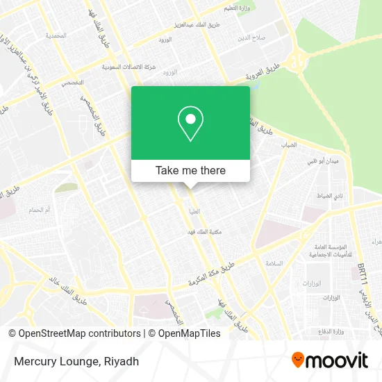 Mercury Lounge map
