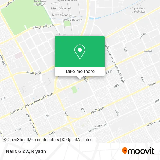 Nails Glow map