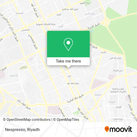 Nespresso map