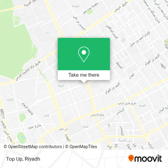 Top Up map