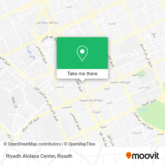 Riyadh Alolaya Center map