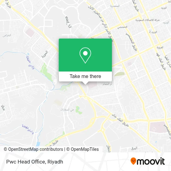 Pwc Head Office map