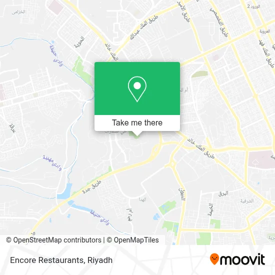 Encore Restaurants map
