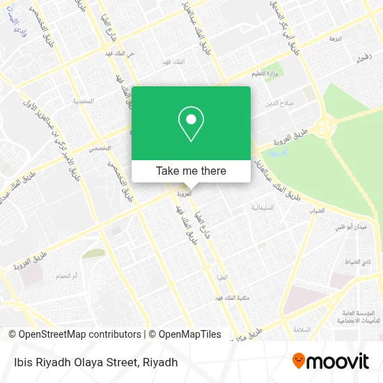 Ibis Riyadh Olaya Street map