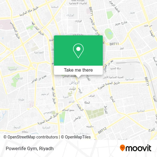 Powerlife Gym map