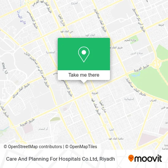 Care And Planning For Hospitals Co.Ltd map