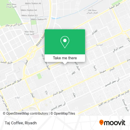 Taj Coffee map