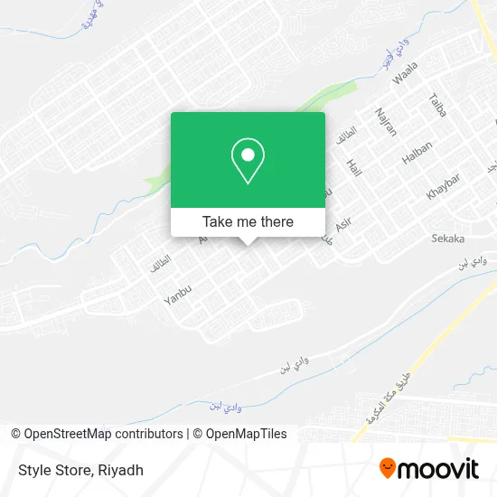Style Store map