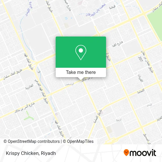 Krispy Chicken map