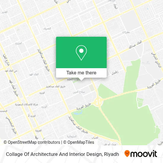 Collage Of Architecture And Interior Design map