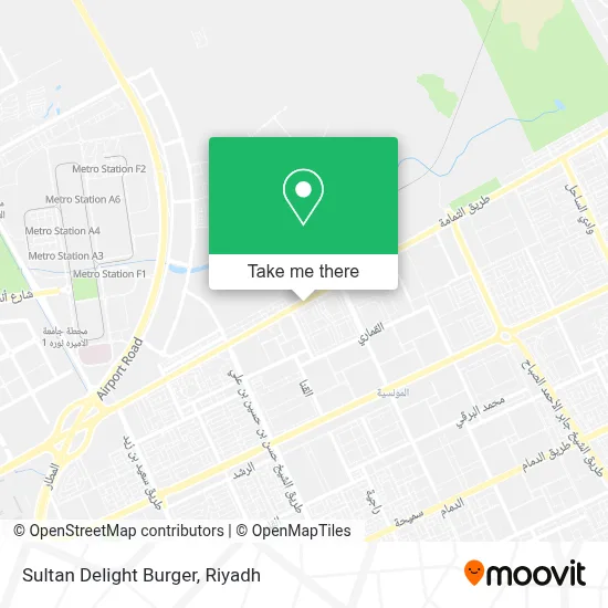 Sultan Delight Burger map