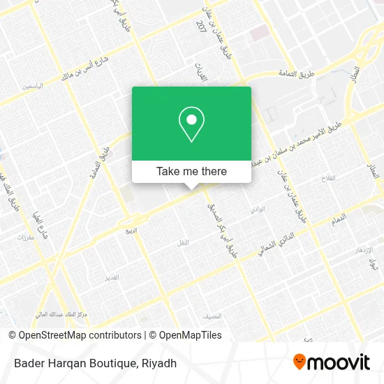 Bader Harqan Boutique map