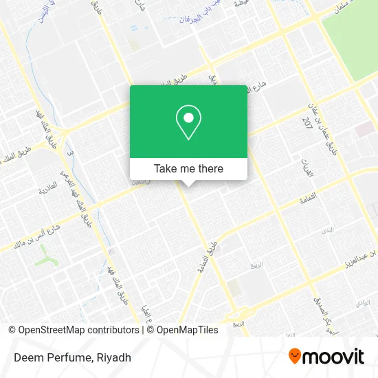 Deem Perfume map