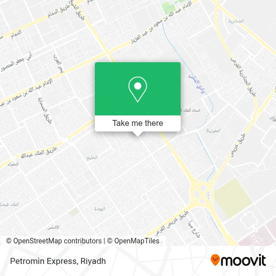 Petromin Express map