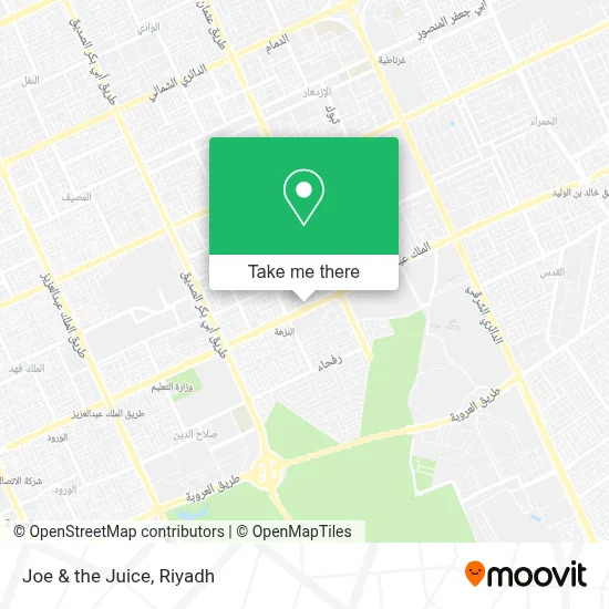 Joe & the Juice map