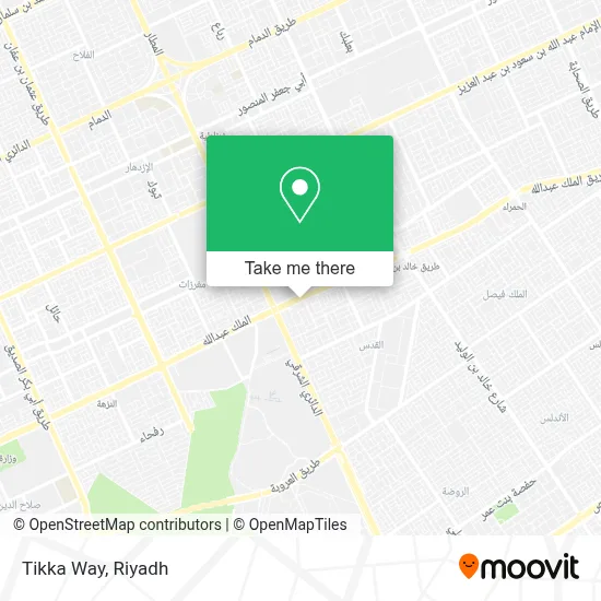 Tikka Way map